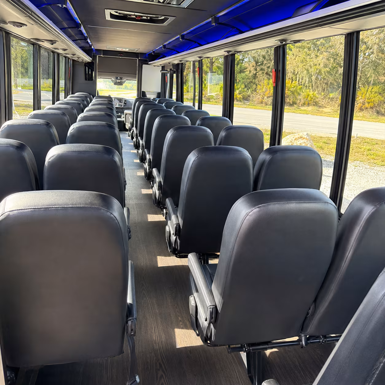 georgetown airport transportation onboard seating